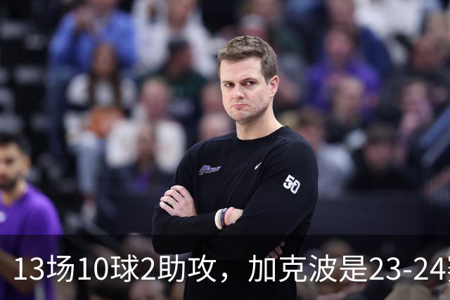 13场10球2助攻，加克波是23-24赛季以来联赛杯进球最多的球员
